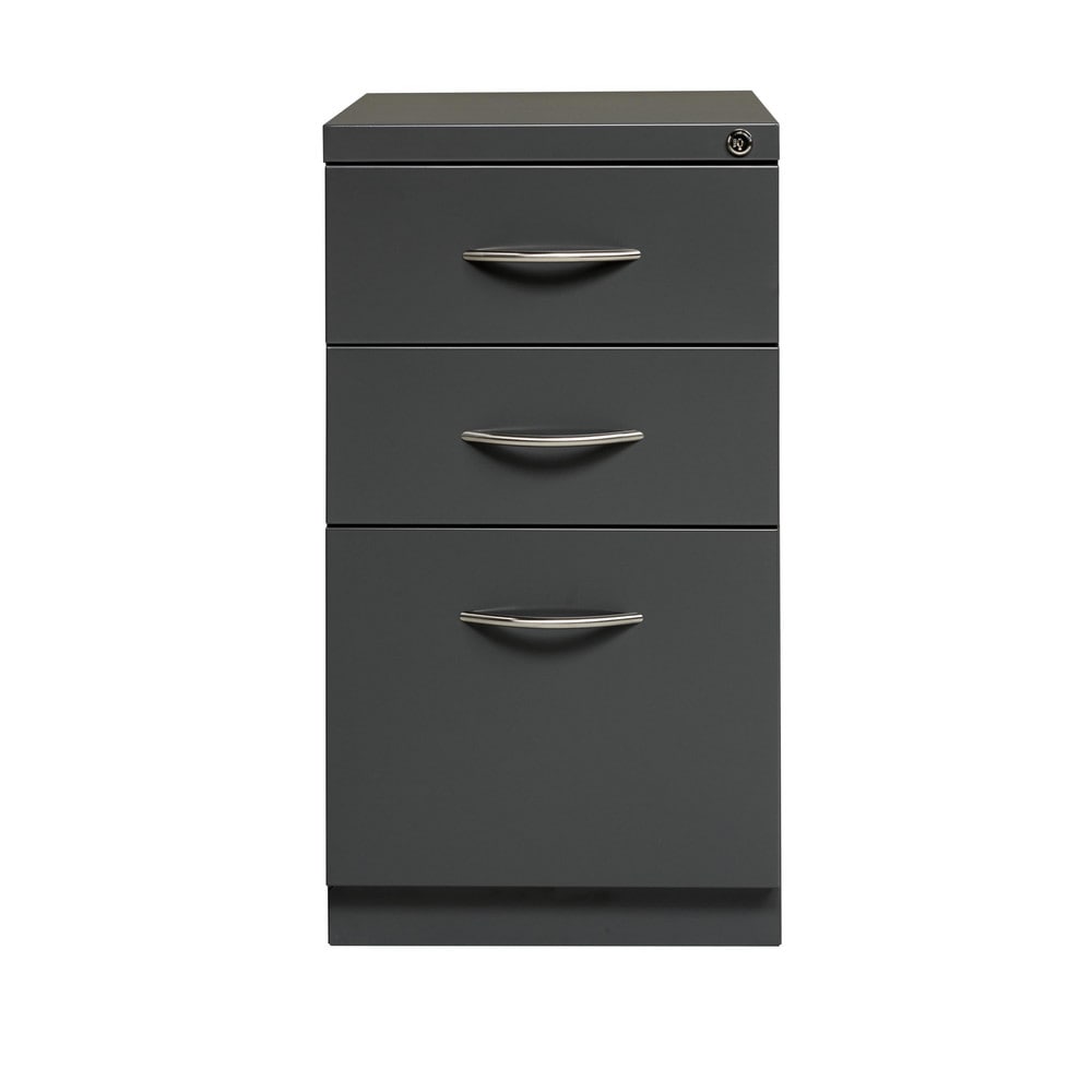 Hirsh Mobile Pedestal 3 Drawers Steel Charcoal Msc Industrial