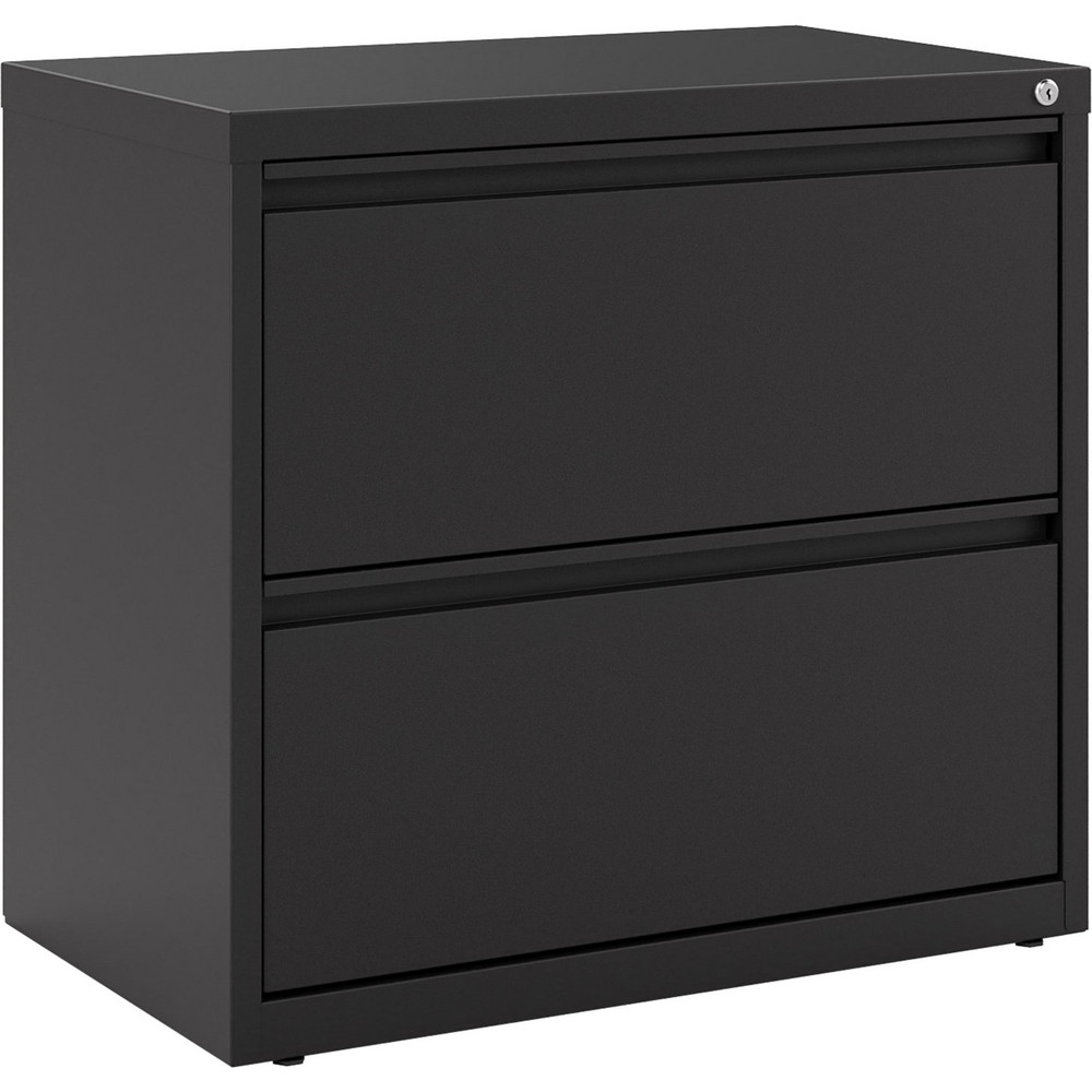 Hirsh - Lateral File Cabinet: 2 Drawer, Steel, Black | MSC Direct