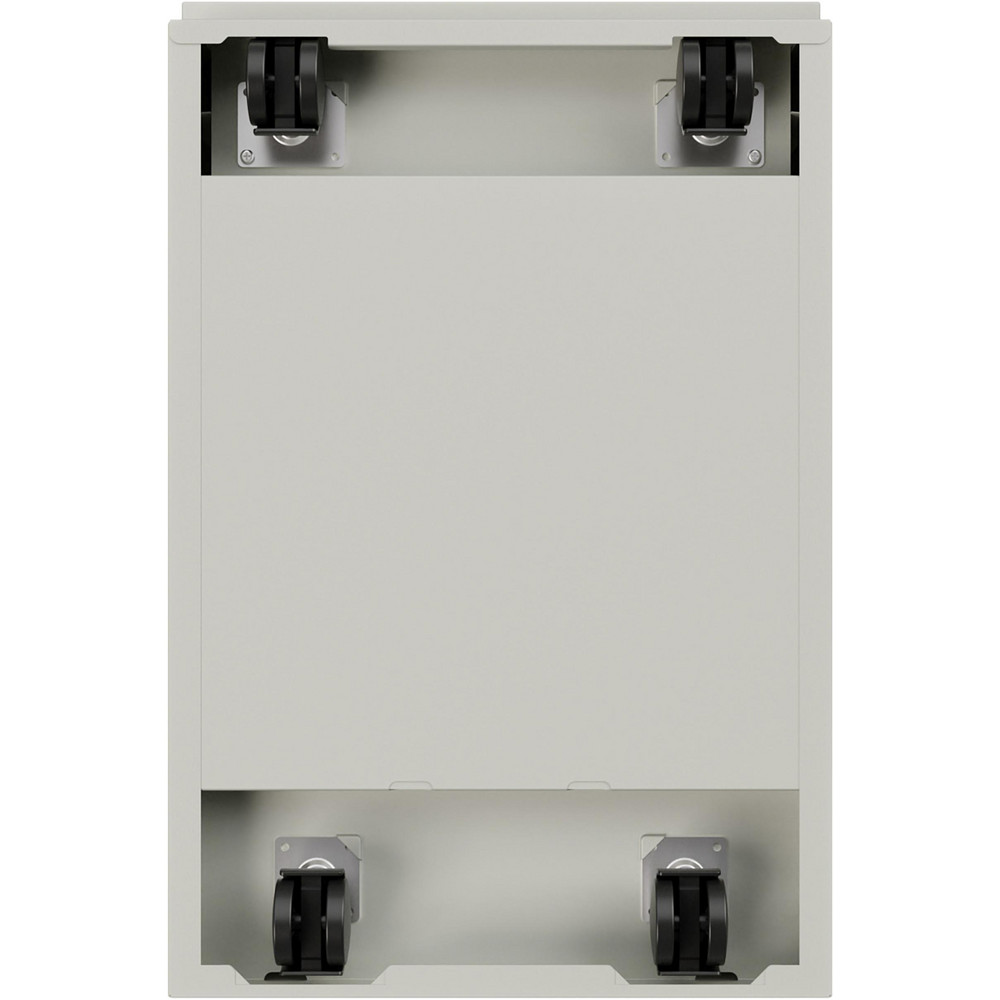 Hirsh - Mobile Pedestals File Cabinet: 2 Drawer, Steel, Light Gray ...