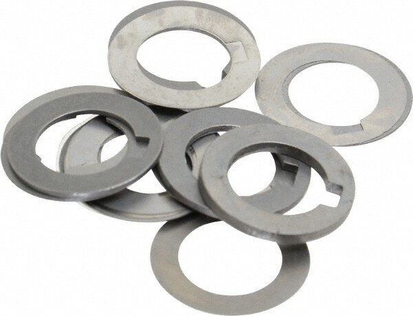 5/8 Inch Inside Diameter, 1 Inch Outside Diameter, 3/16 Inch Keyway Width, Steel Machine Tool Arbor Spacer Set