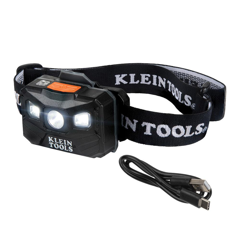 Klein Tools Flashlights Flashlight Type Headlamps Light Output 400 Bulb Type LED  Part 56048
