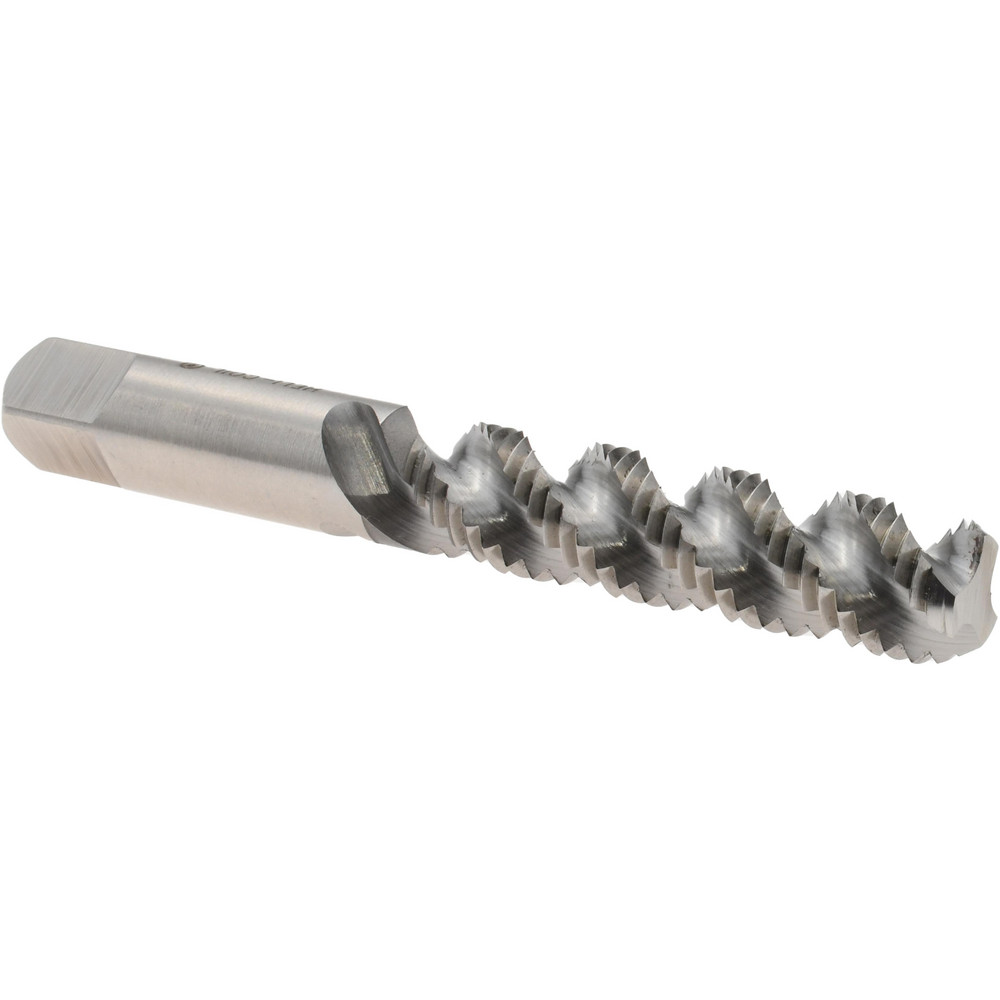 M8x1.25 Metric Coarse/EGM, 3 Flute, Bottoming Chamfer, Bright Finish, High Speed Steel Spiral Flute STI Tap