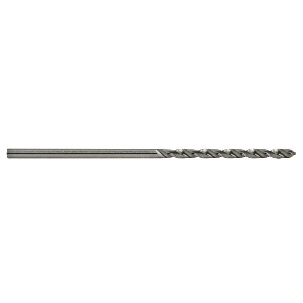 Circuit Board Drill Bit: #67, 118 &deg; Point, Solid Carbide - Uncoated, 1-1/2" OAL, Right Hand Cut, Fast Spiral, Series 300