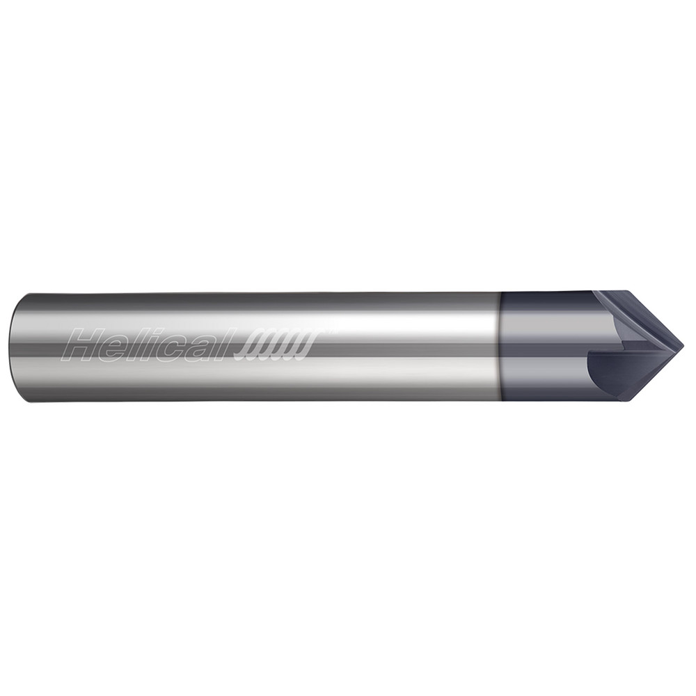 Helical Solutions Chamfer Mill 5/16" Dia, 4 Flutes, Solid Carbide