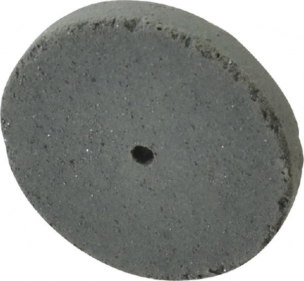 Cratex 80 C Surface Grinding Wheel: 1" Dia, 1/8" Thick, 1/16" Hole 