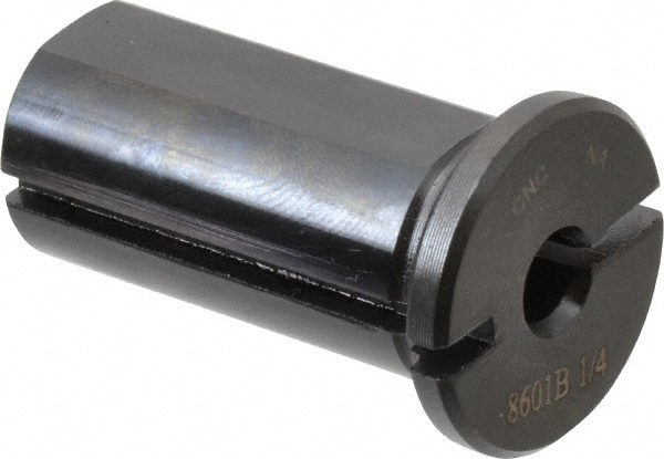 Global CNC Industries 8601B .250 Rotary Tool Holder Bushing: Type B, 1/4" ID, 3/4" OD, 1-1/2" Length Under Head Image