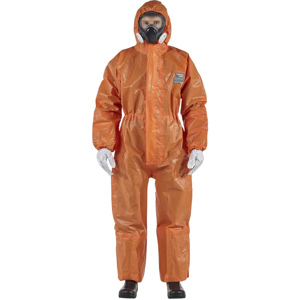 Ansell - Disposable Coveralls: Size Medium, 0.2569 oz, Multi-Layer Non ...