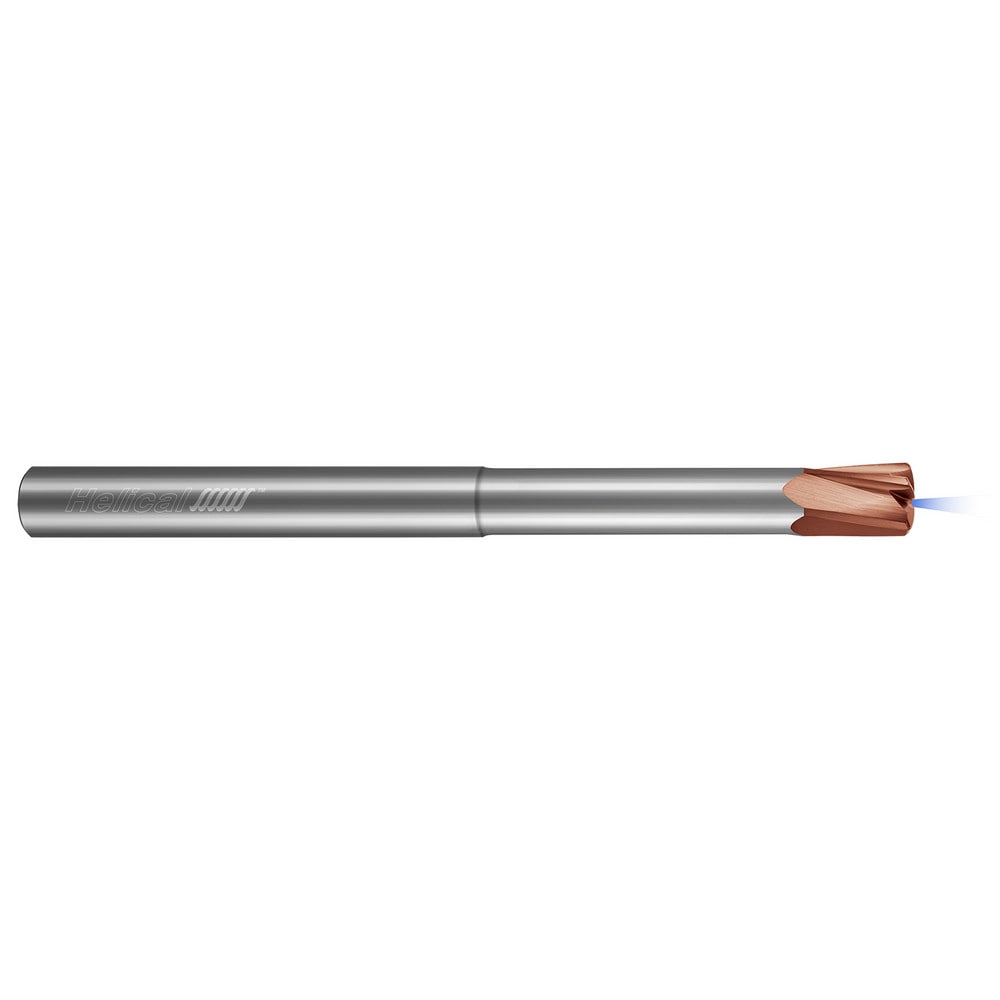 High-Feed End Mills; Mill Diameter (mm): 8.00 ; Program Radius (mm): 1.01 ; Number of Flutes: 5 ; Material: Solid Carbide ; Finish/Coating: Tplus ; Length of Cut (mm): 8.0000