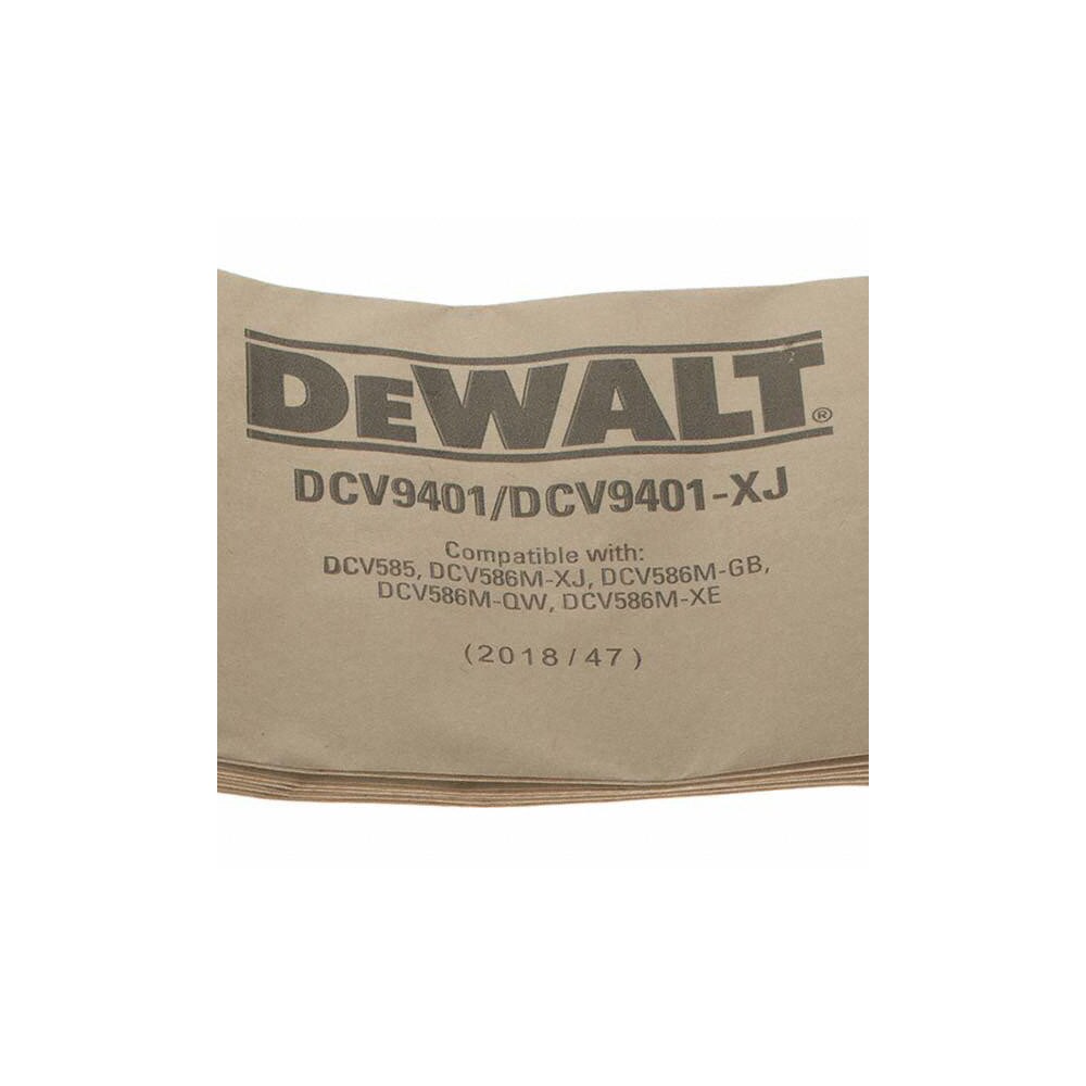 DeWALT - Vacuum Cleaner Bags Bag Type: Paper Bag Vacuum Tank Capacity