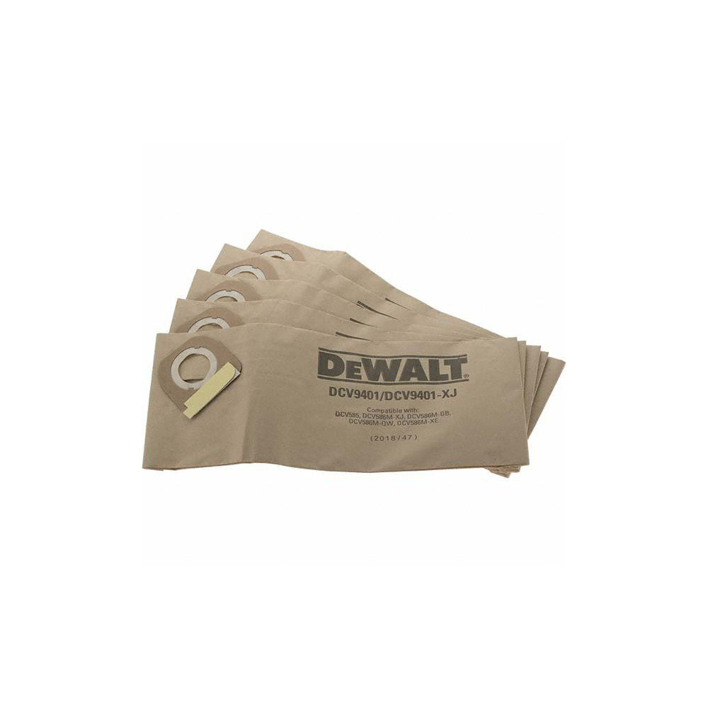 DeWALT Vacuum Cleaner Bags; Bag Type Collection Bag; Compatible