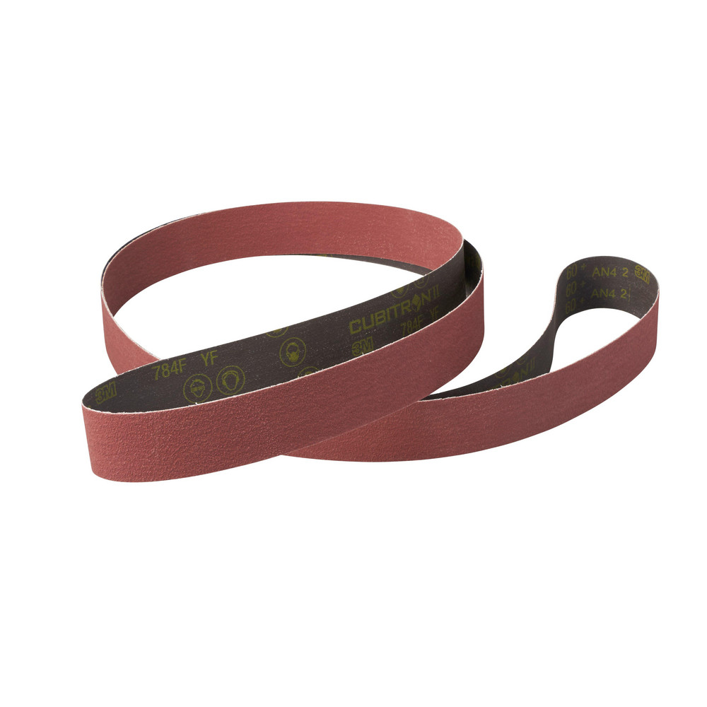 3M Abrasive Belt 2" Wide, 132" OAL, 50 Grit, Ceramic MSC Direct
