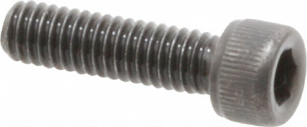 Value Collection 581100PR Hex Head Cap Screw: #3-56 x 3/8", Alloy Steel, Black Oxide Finish Image