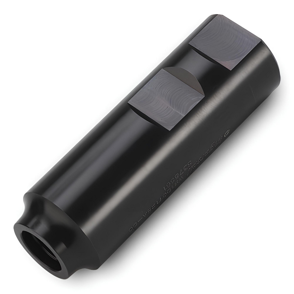 Ingersoll Cutting Tools | Chip-Surfer Replaceable Tip Milling Shank: Series W*T*SA, 5/8" Weldon Flat Shank - T08 Neck Thread, 0.48" Neck Dia, 2.56"