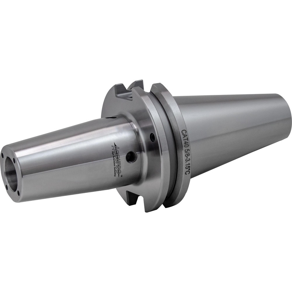 Shrink-Fit Tool Holders & Adapters; Shank Type: Taper ; Shank Diameter (Inch): 1/8in ; Taper Size: CAT 40 ; Overall Length (Decimal Inch): 3.1500 ; Hole Diameter (Inch): 1/8in ; Nose Diameter (Decimal Inch - 4 Decimals): 0.5900