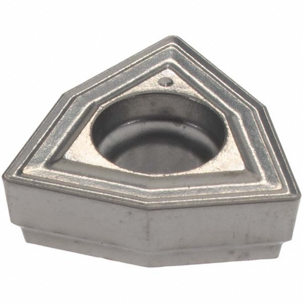 Indexable Drill Insert: K01381204 P40, Carbide - P40, Bright/Uncoated Finish, 10.00 mm Inscribed Circle, 0.40 mm Corner Radius, 84 deg Trigon