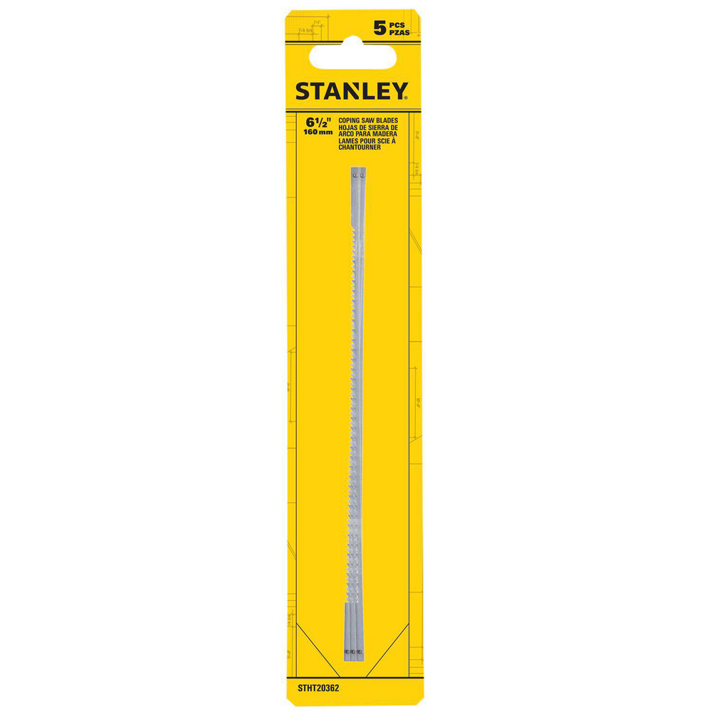 Stanley Jeweler's & Coping Saw Blades; Blade Type Coping Saw Blade