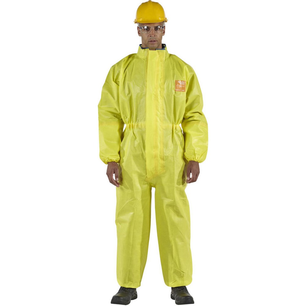 Ansell - Disposable Coveralls: Size Large, 0.4238 oz, Multi-Layer Non ...