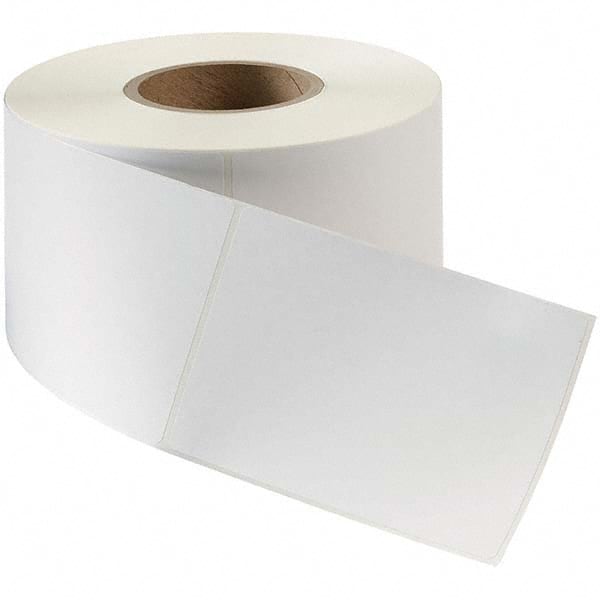 Label Maker Label: White, Paper, 6" OAL, 1,000 per Roll