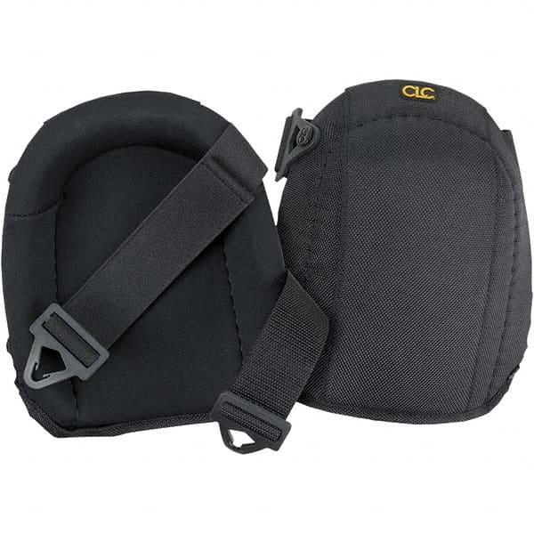 Knee Pad: 2 Strap, Polyester Cap, Buckle Closure, Universal