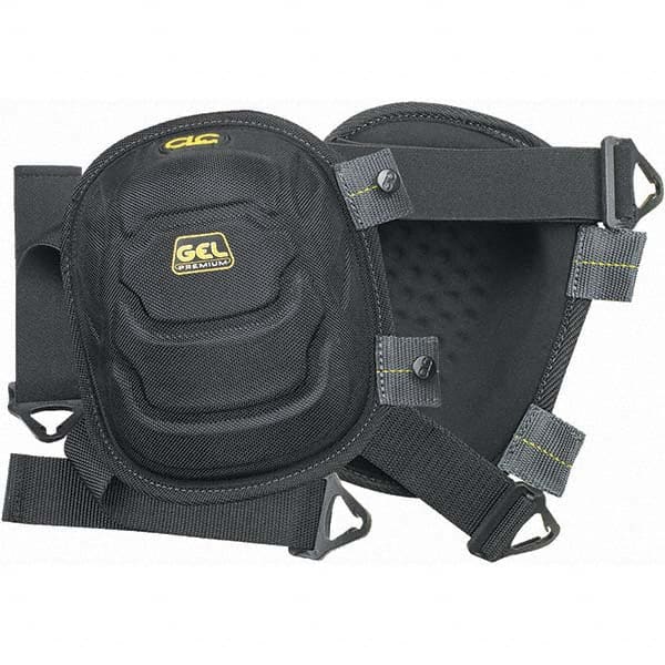 CLC 372 Knee Pad: 2 Strap, Polyester Cap, Buckle Closure, One Size Fits All 