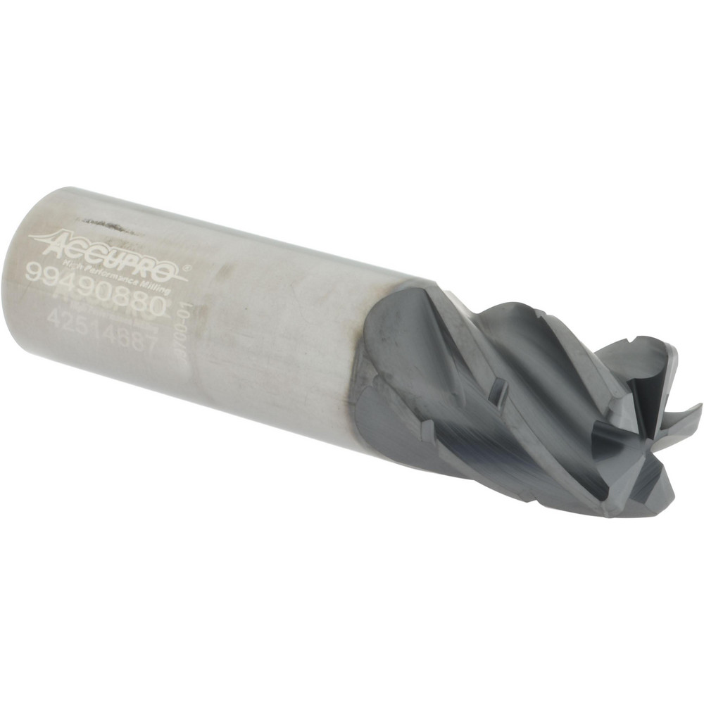 Accupro 6503988 Corner Radius End Mill: 3/4" Dia, 1" LOC, 0.06" Radius, 5 Flutes, Solid Carbide Image