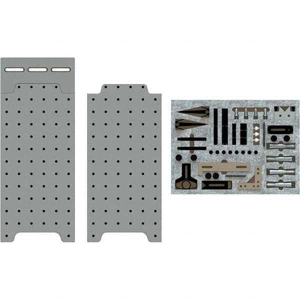 Phillips Precision 58 Piece x 12″ Magnetically Interlocking CMM Fixture  Kit 99493132 MSC Industrial Supply