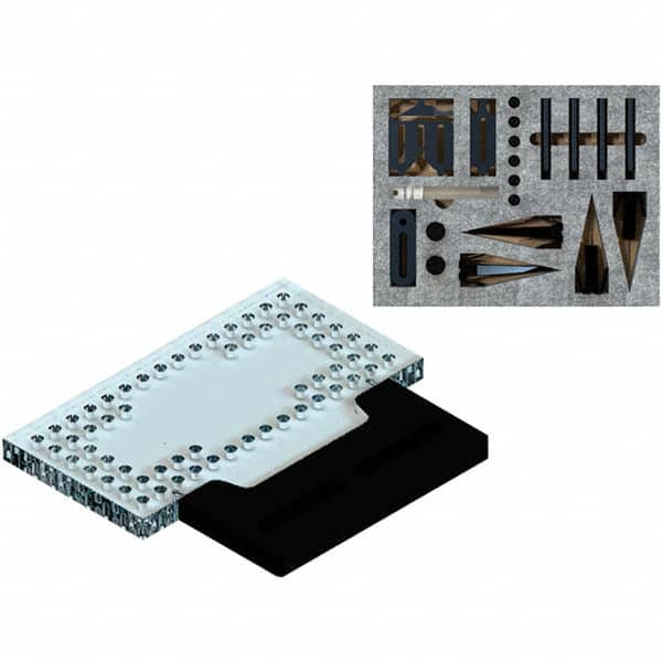 Phillips Precision 28 Piece x 4″ Magnetically Interlocking CMM Fixture  Kit 99493579 MSC Industrial Supply