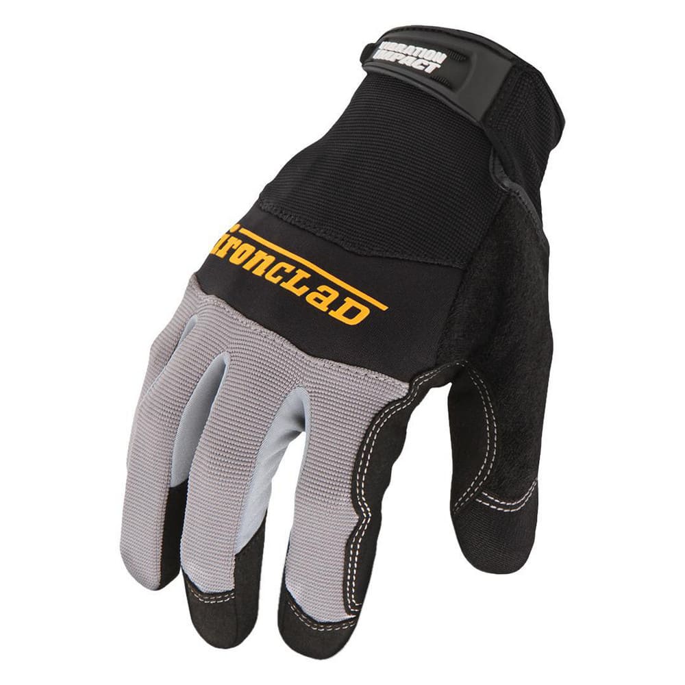 PRO-SAFE Size Large (9) Nitrile Coated Nylon/Nitrile Work Gloves Palm & Fingers Coated, Slip-On Cuff, Black, Paired MSCEIFNL - 50585728