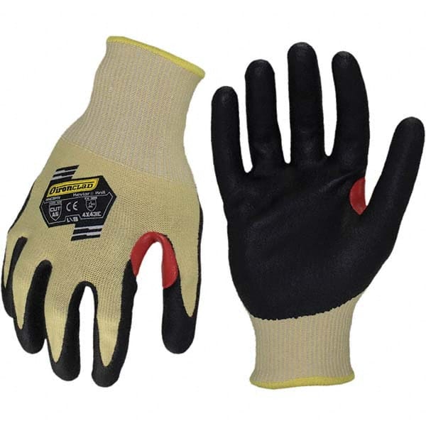 Cut-Resistant Gloves: Size X-Large, ANSI Cut A6, ANSI Puncture 3, Foam Nitrile, Series KKC5KV