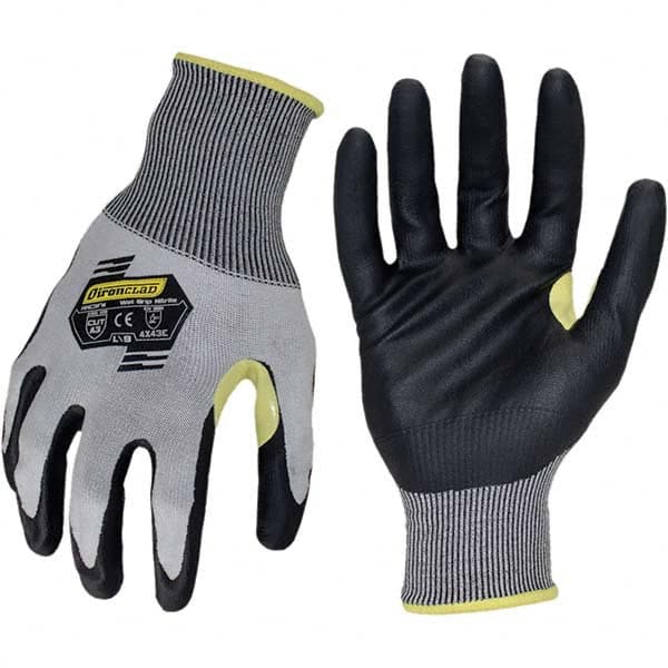 Cut-Resistant Gloves: Size Large, ANSI Cut A3, ANSI Puncture 4, Foam Nitrile, Series KKC3FN
