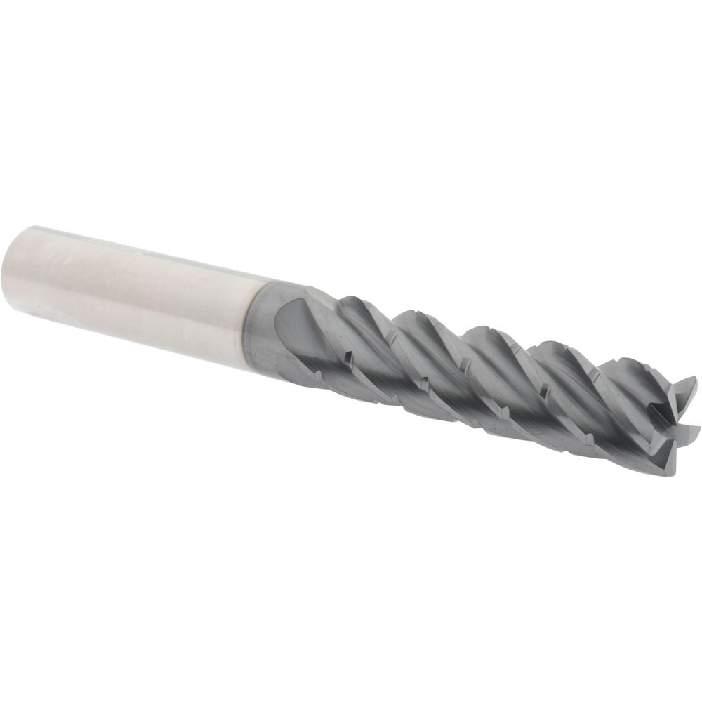 Accupro 6503984 Corner Radius End Mill: 5/8" Dia, 2-1/2" LOC, 0.03" Radius, 5 Flutes, Solid Carbide 