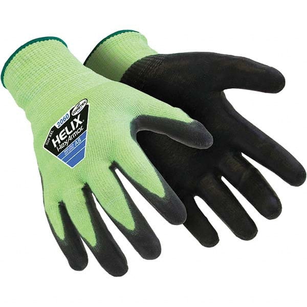 HexArmor. 2060-XL (10) Cut & Puncture-Resistant Gloves: Size XL, ANSI Cut A9, ANSI Puncture 5, Polyurethane, HPPE 