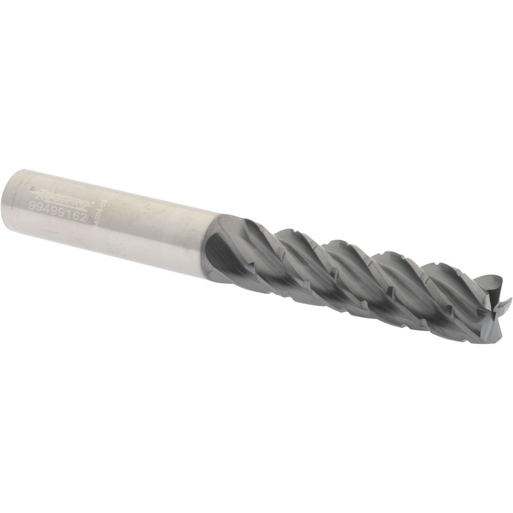 Accupro 6503957 Corner Radius End Mill: 3/8" Dia, 1-1/2" LOC, 0.02" Radius, 5 Flutes, Solid Carbide Image