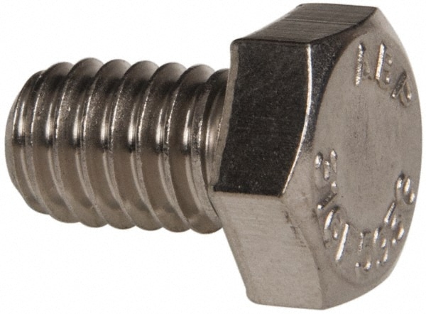 Value Collection R99048893 Hex Head Cap Screw: 5/16-18 x 1/2", Grade 316 Stainless Steel, Uncoated Image