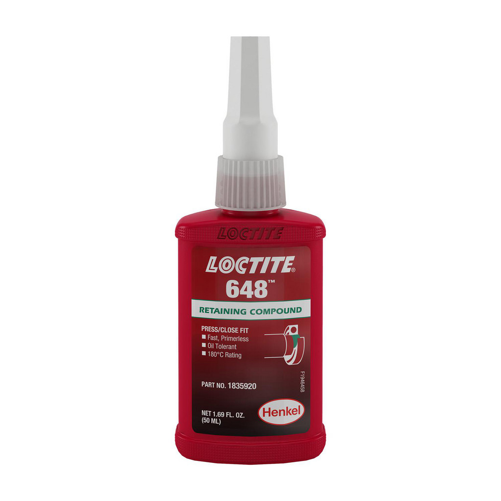 Loctite - 648 Retaining Compound, 50 ml Bottle | MSC Direct