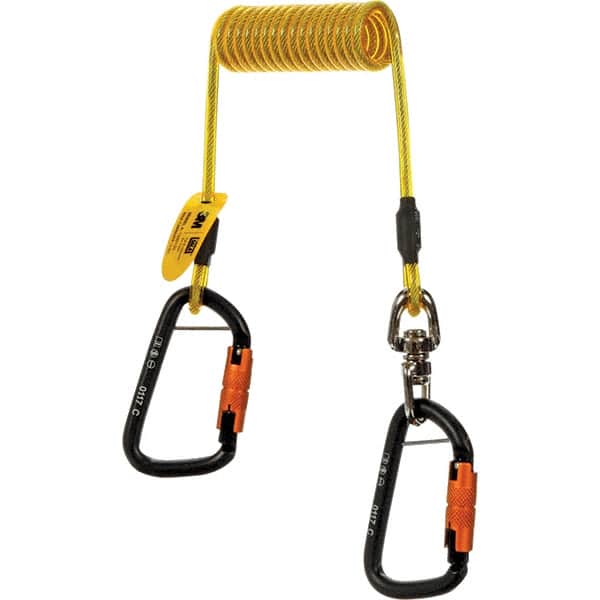 Tool Holding Accessories; Connection Type: Carabiner ; Color: Yellow ; Type: Tethered Toolholder ; UNSPSC Code: 24112401
