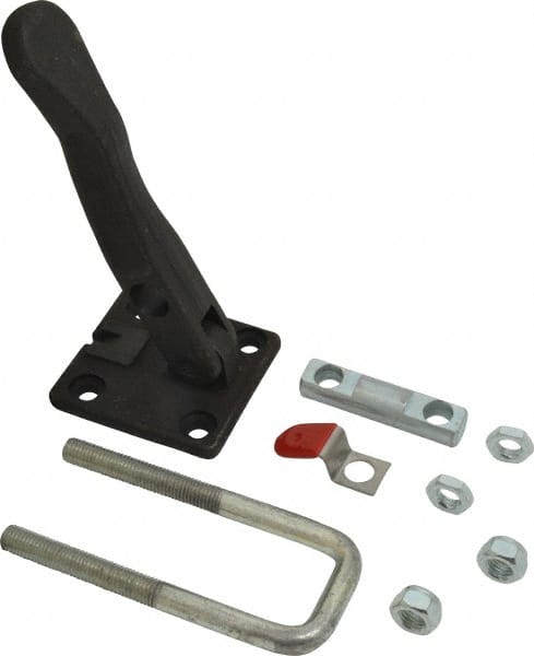 De-Sta-Co - Pull-Action Latch Clamp: Horizontal, 7,500 lb, U-Hook, Flanged  Base - 99555401 - MSC Industrial Supply