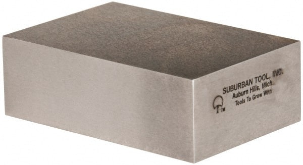 Suburban Tool PB123 Setup Block: 0.0002 Squareness, Hardened Steel, 1-2-3 Block 
