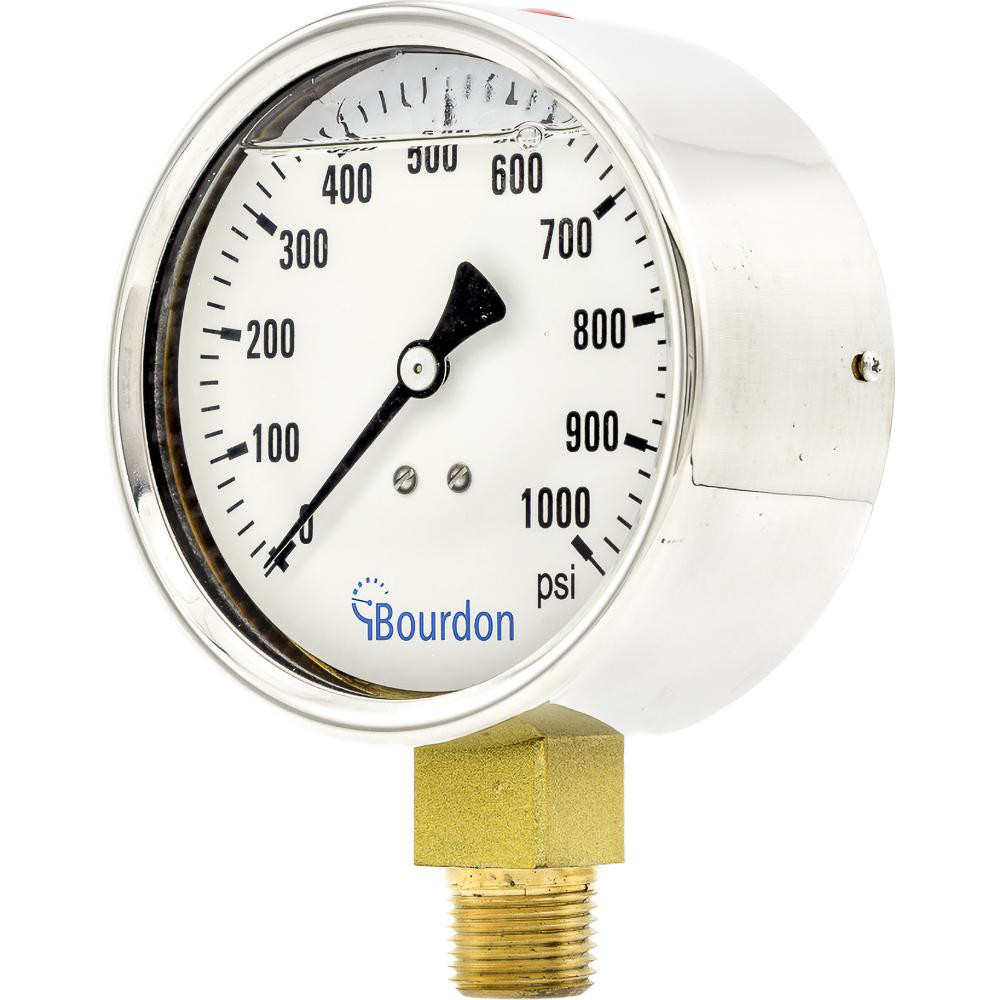 Bourdon Pressure Gauges; Gauge Type Commercial Pressure Gauges; Type