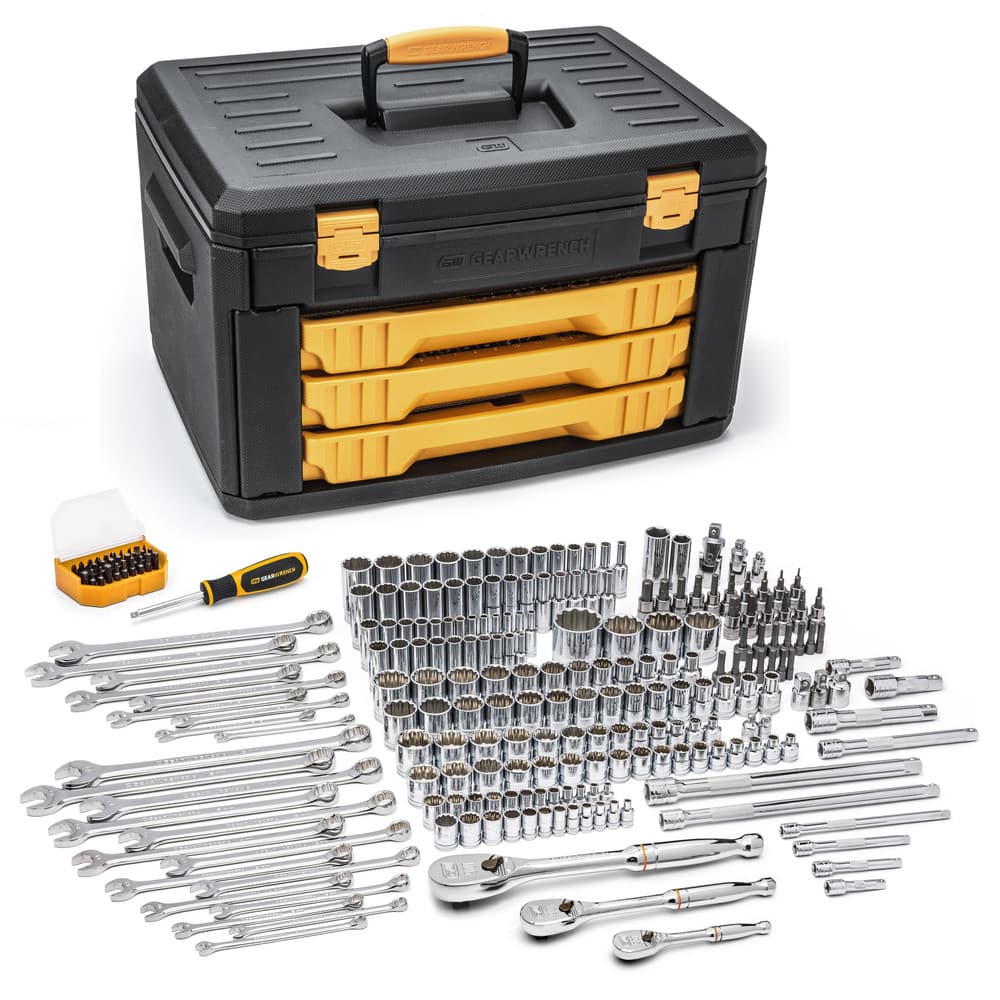GEARWRENCH Combination Hand Tool Set: 243 Pc, Master Tool Set 99607954  MSC Industrial Supply