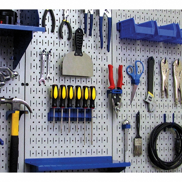 Wall Control 32 x 32" Metal Pegboard Storage Board 99662959 MSC Industrial Supply