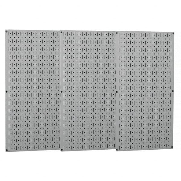 Wall Control 35P-3248GY 48 x 32" Metal Pegboard Storage Board 