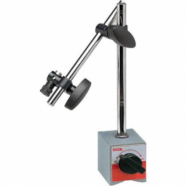 Magnetic Indicator Base: 60 mm Base Length, 50 mm Base Width, 55 mm Base Height