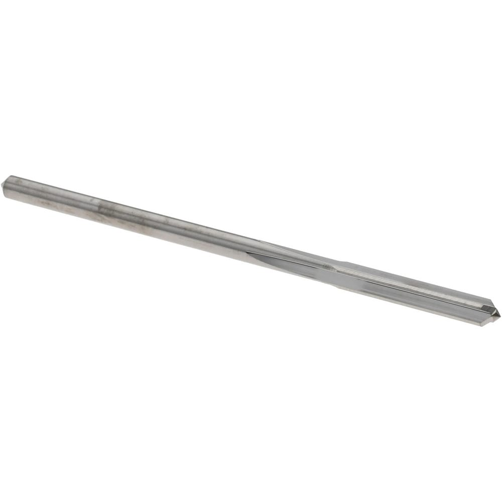 Chucking Reamer: 2.45mm Dia, 51.00mm OAL, 12.50mm Flute Length, Straight-Cylindrical Shank, Solid Carbide