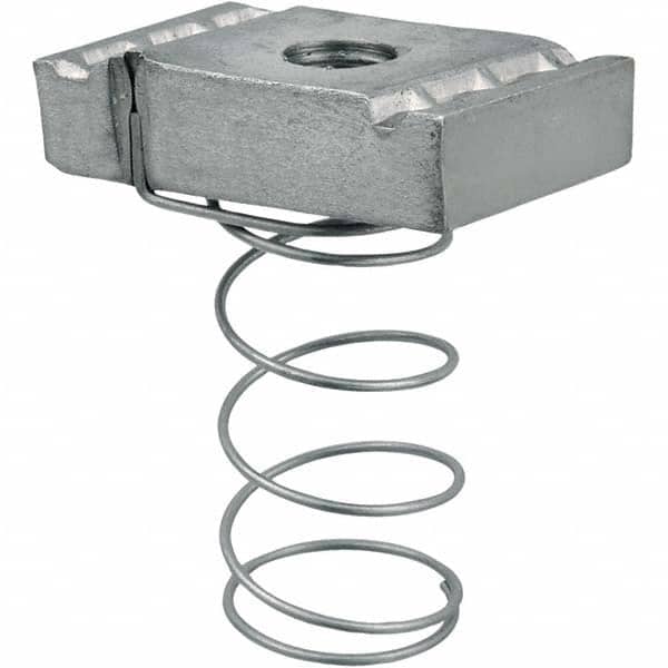 Thomas & Betts B911-1/4 Strut Channel Spring Strut Nut: Use with 1-1/2" Deep Channels, 1/4" Bolt 