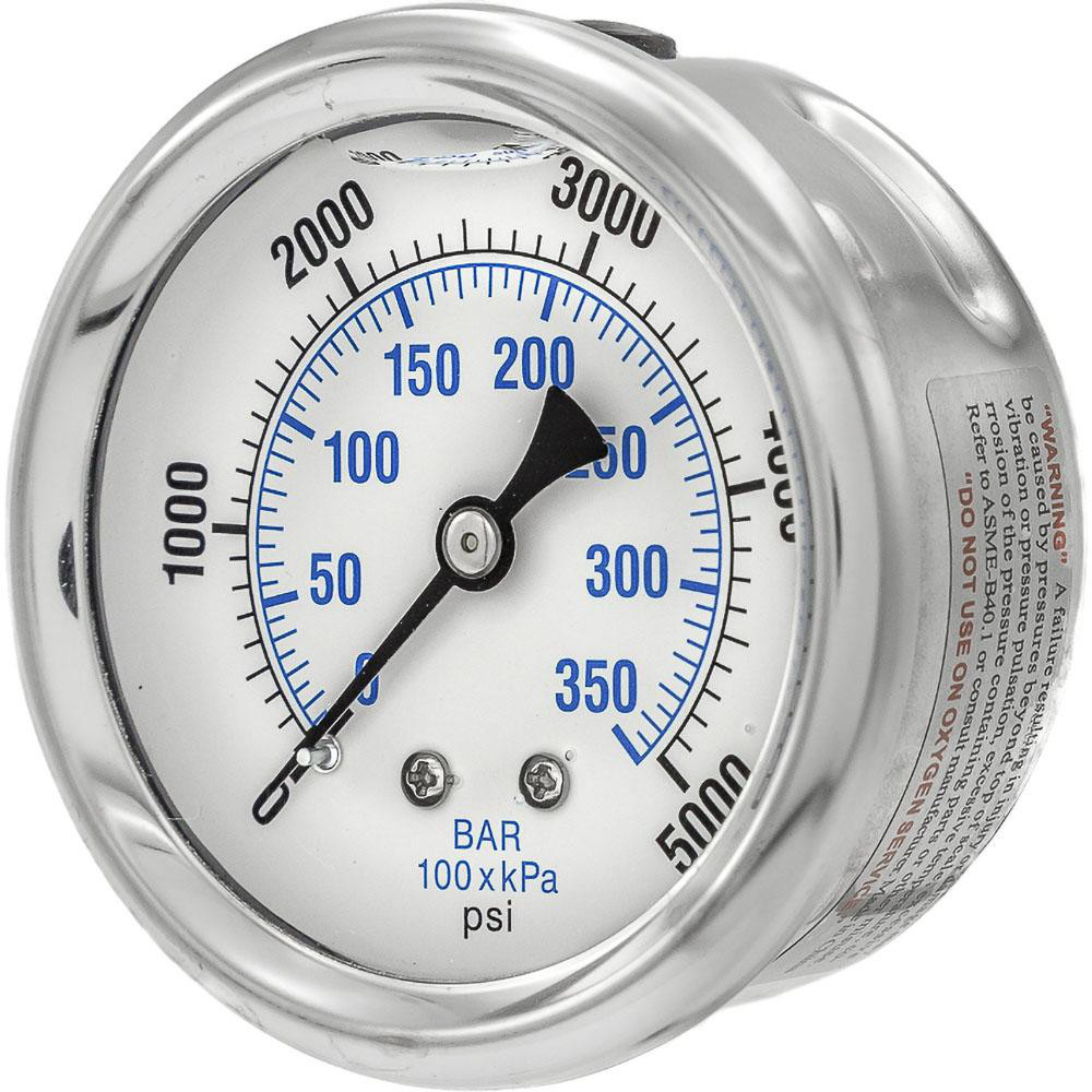 PIC Gauges Pressure Gauges; Gauge Type Industrial Pressure Gauges