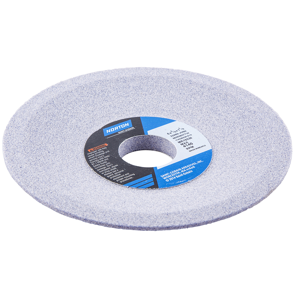 Norton Tool & Cutting Grinding Wheel 6" Dia, 60 Grit, J Hardness