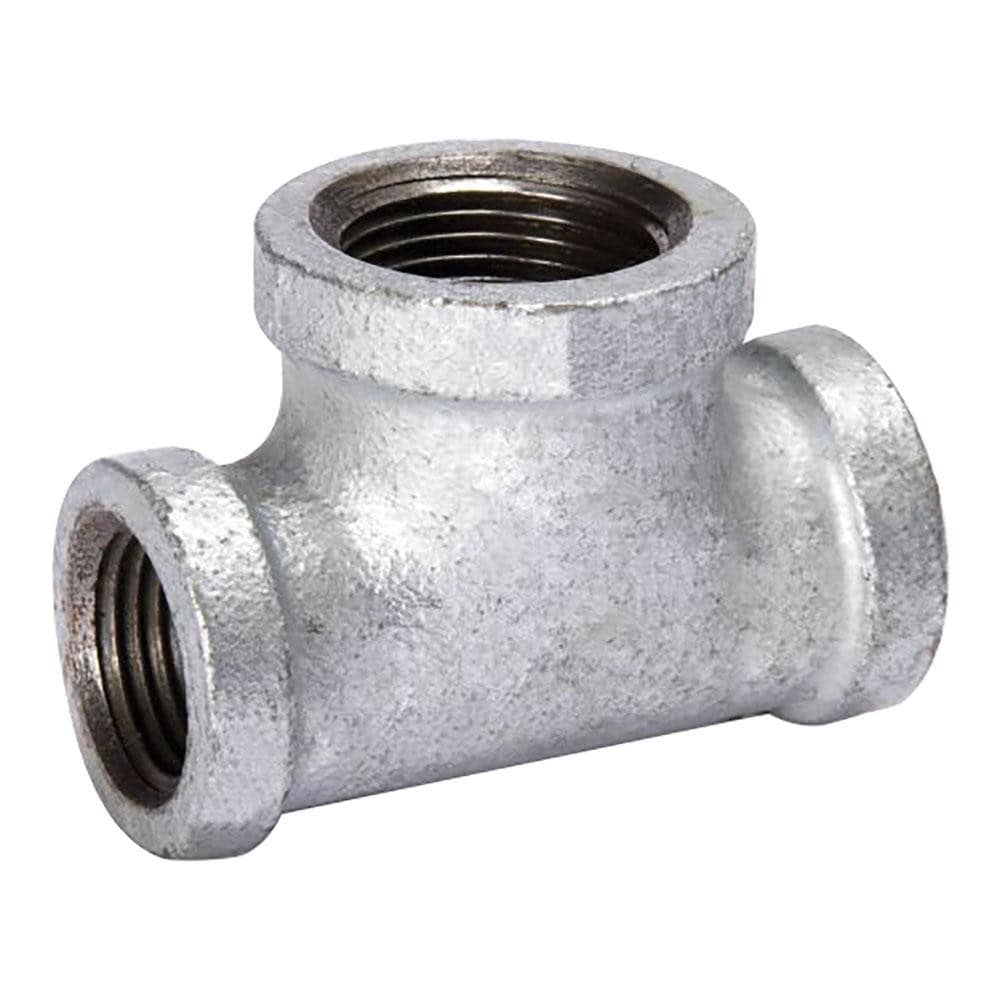 Malleable Iron Pipe Reducer: 1/2 x 1/2 x 3/4" Fitting