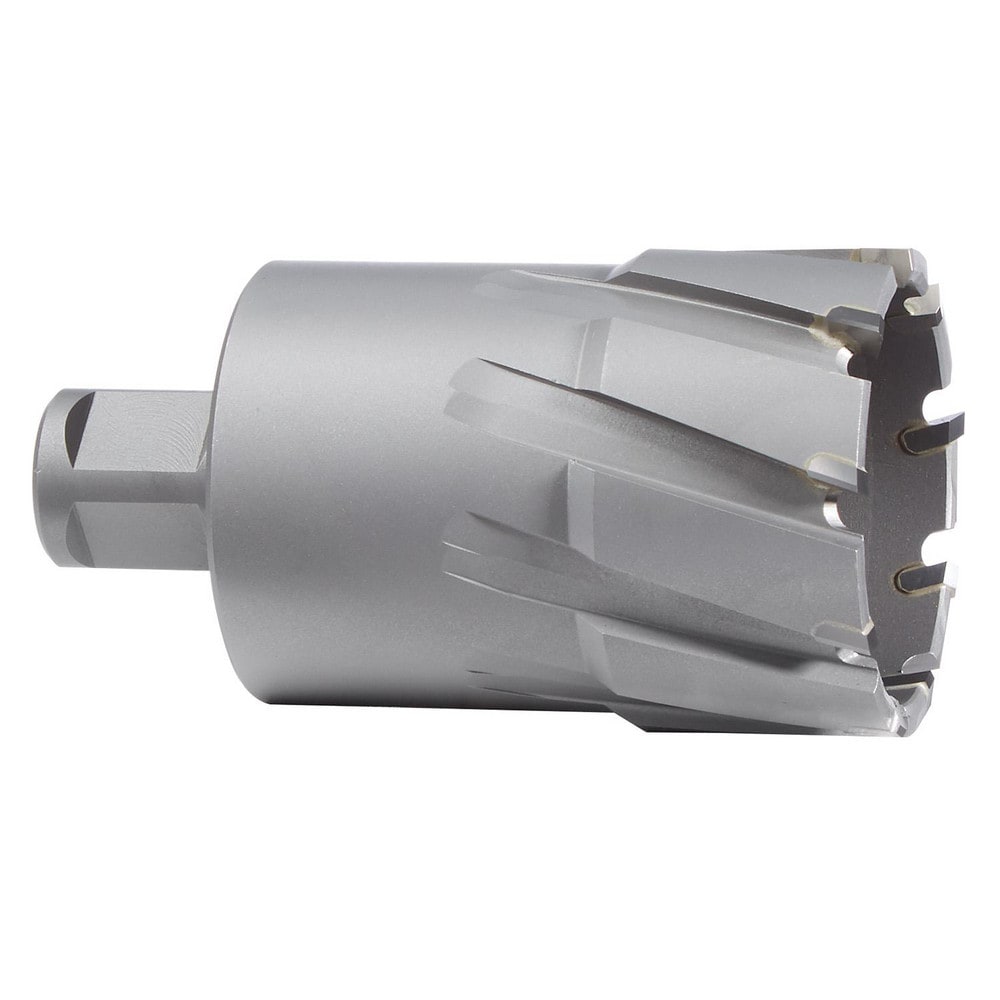 Annular Cutters; Cutter Diameter (Inch): 2 ; Cutting Depth (Inch): 2 ; Tool Material: Carbide-Tipped ; Connection Type: Weldon ; Connection Size: 2 in ; Tool Application: Stack Cutting