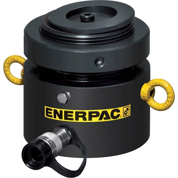 Enerpac LPL1002 Compact Hydraulic Cylinder: Base Mounting Hole Mount, Steel 
